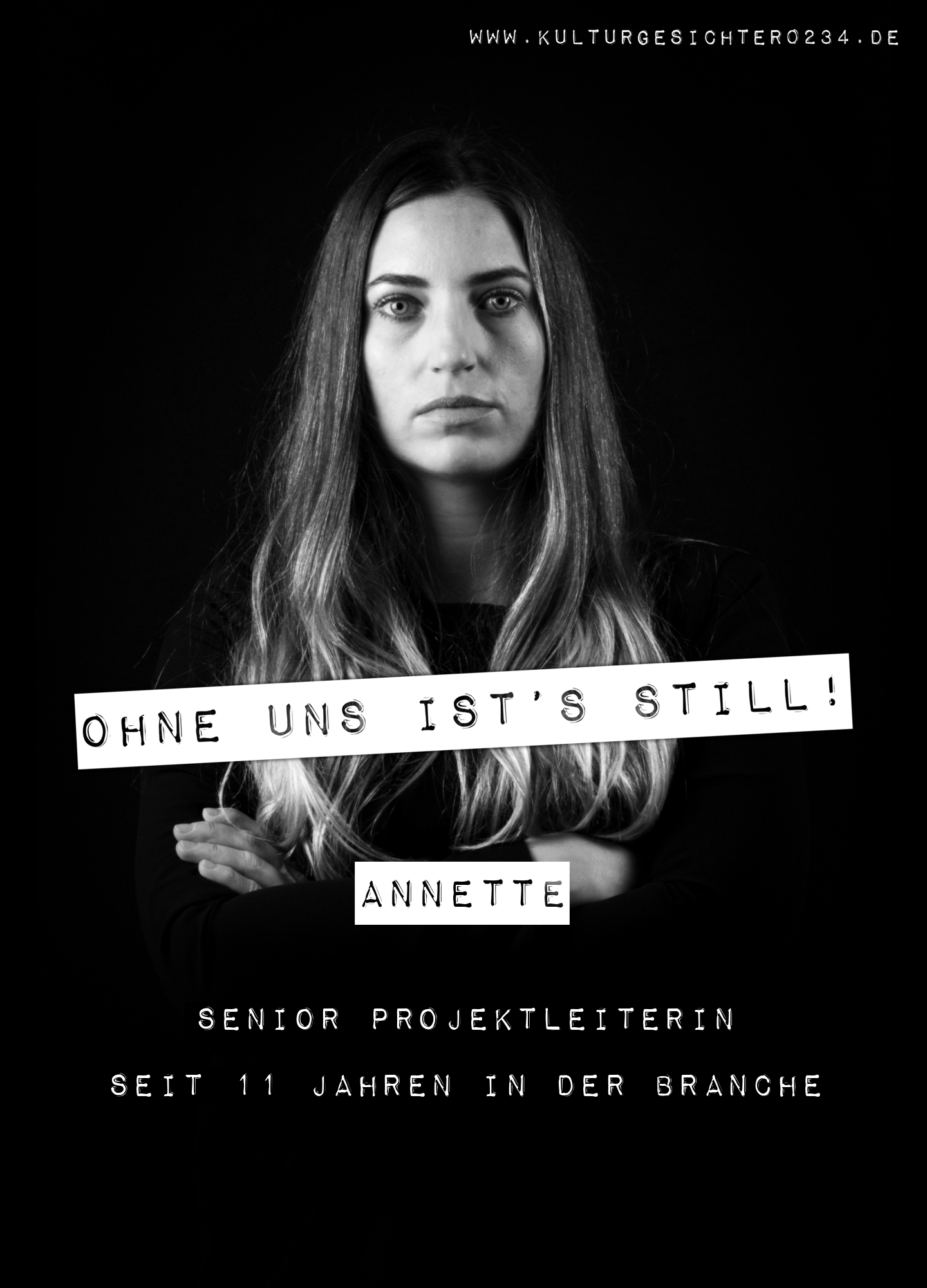 Annette – Senior Projektleiterin. Seit 11 Jahren in der Branche.