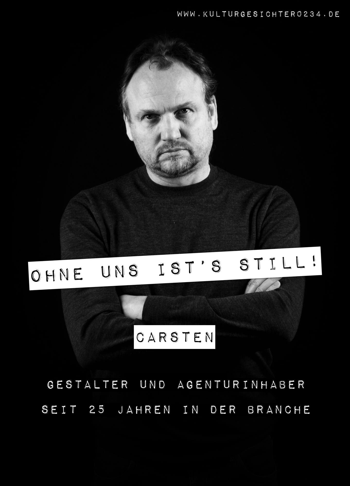 Carsten – Gestalter und Agenturinhaber. Seit 25 Jahren in der Branche.