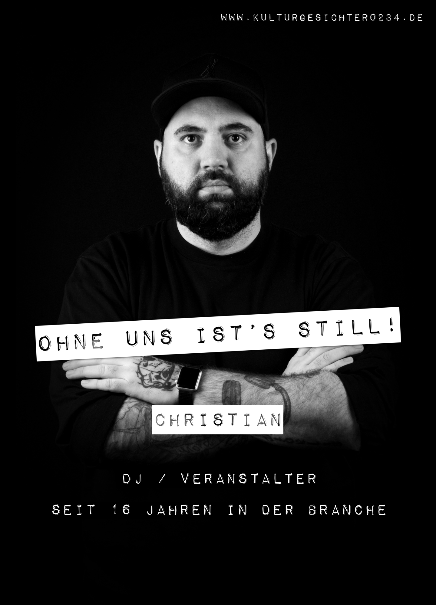 Christian – DJ / Veranstalter. Seit 16 Jahren in der Branche.