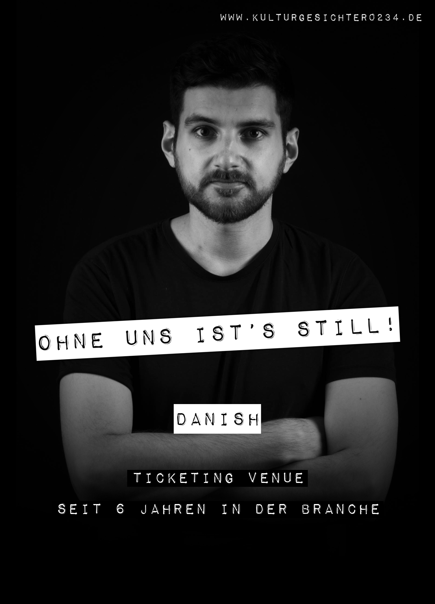 Danish – Ticketing Venue. Seit 6 Jahren in der Branche.