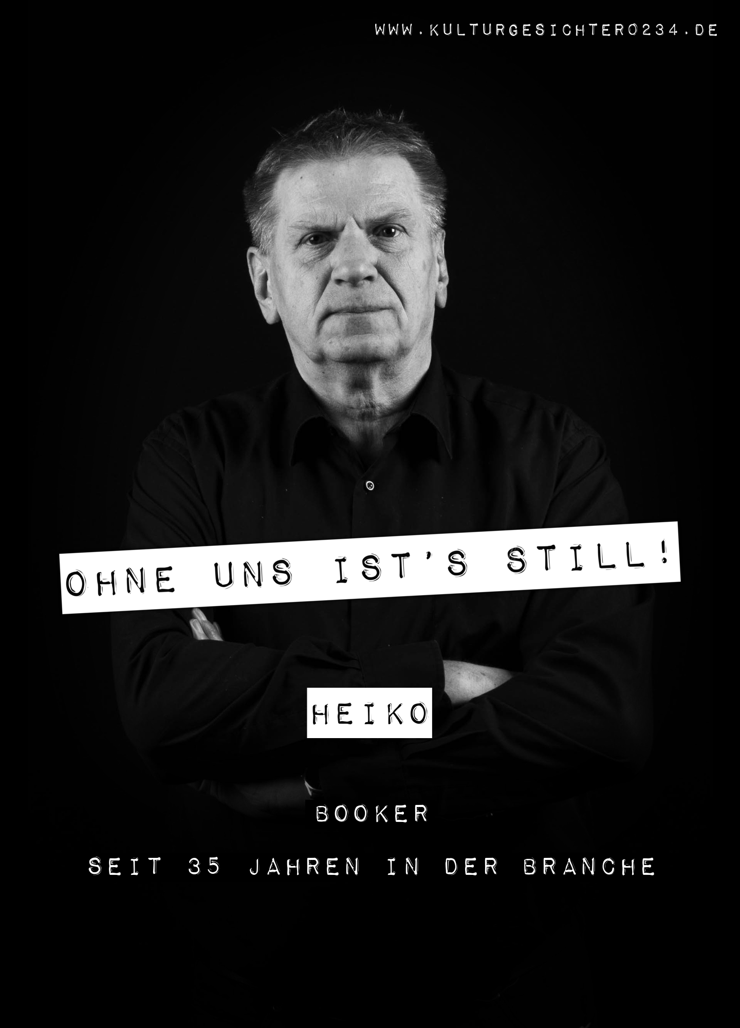 Heiko – Booker. Seit 35 Jahren in der Branche.
