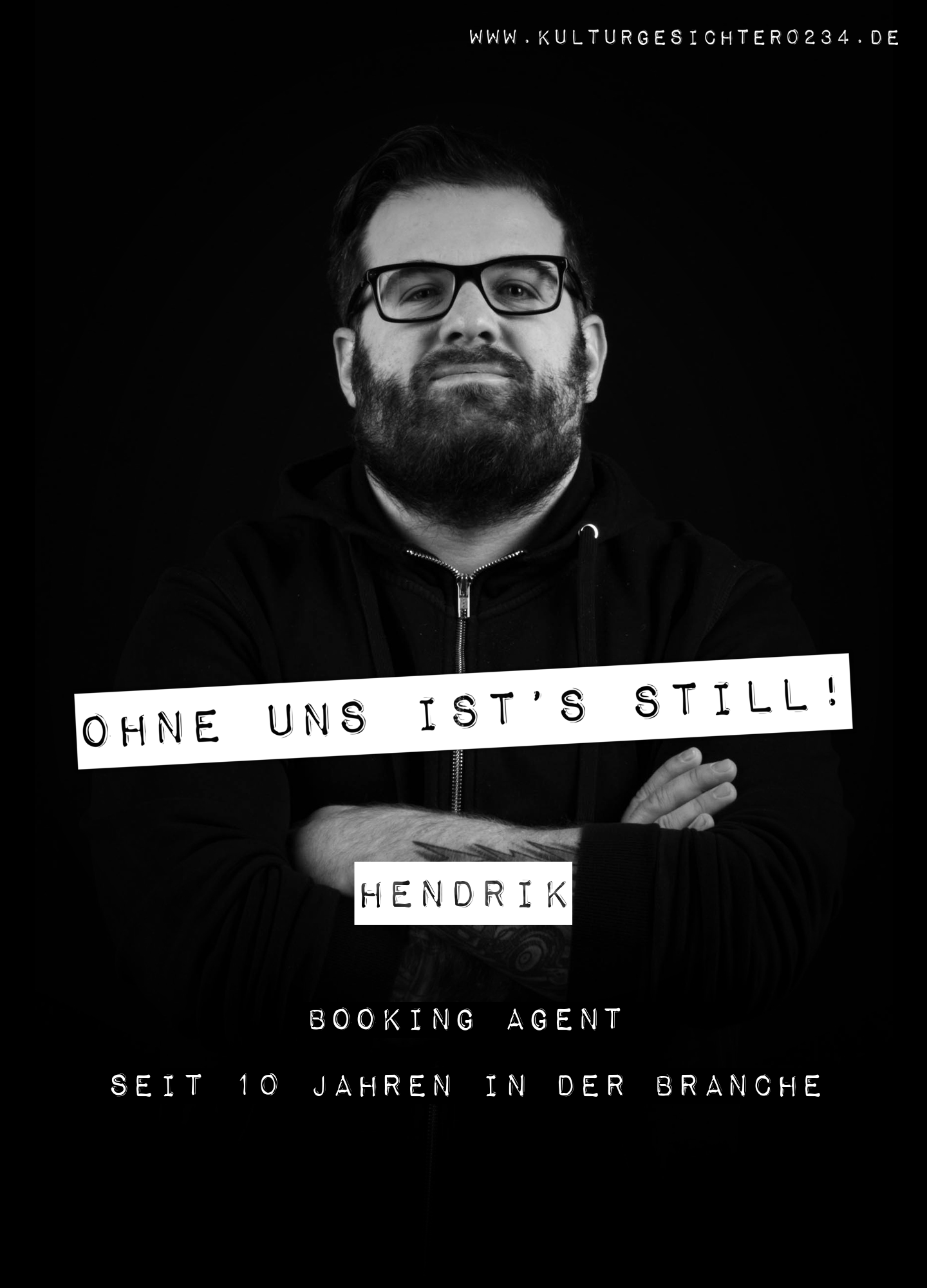 Hendrik – Booking Agent. Seit 10 Jahren in der Branche.