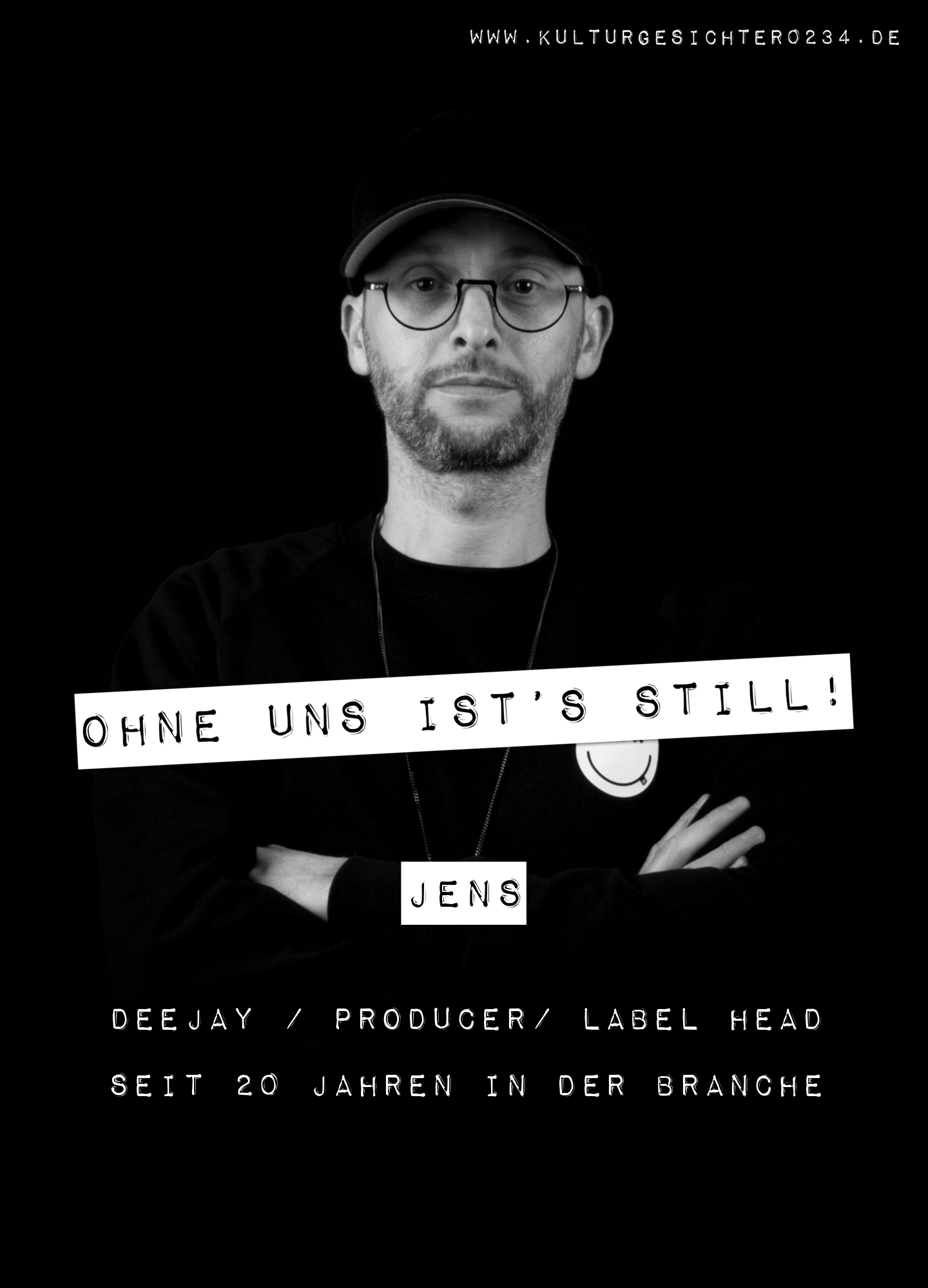 Jens – Deejay / Producer/ Label Head. Seit 20 Jahren in der Branche.