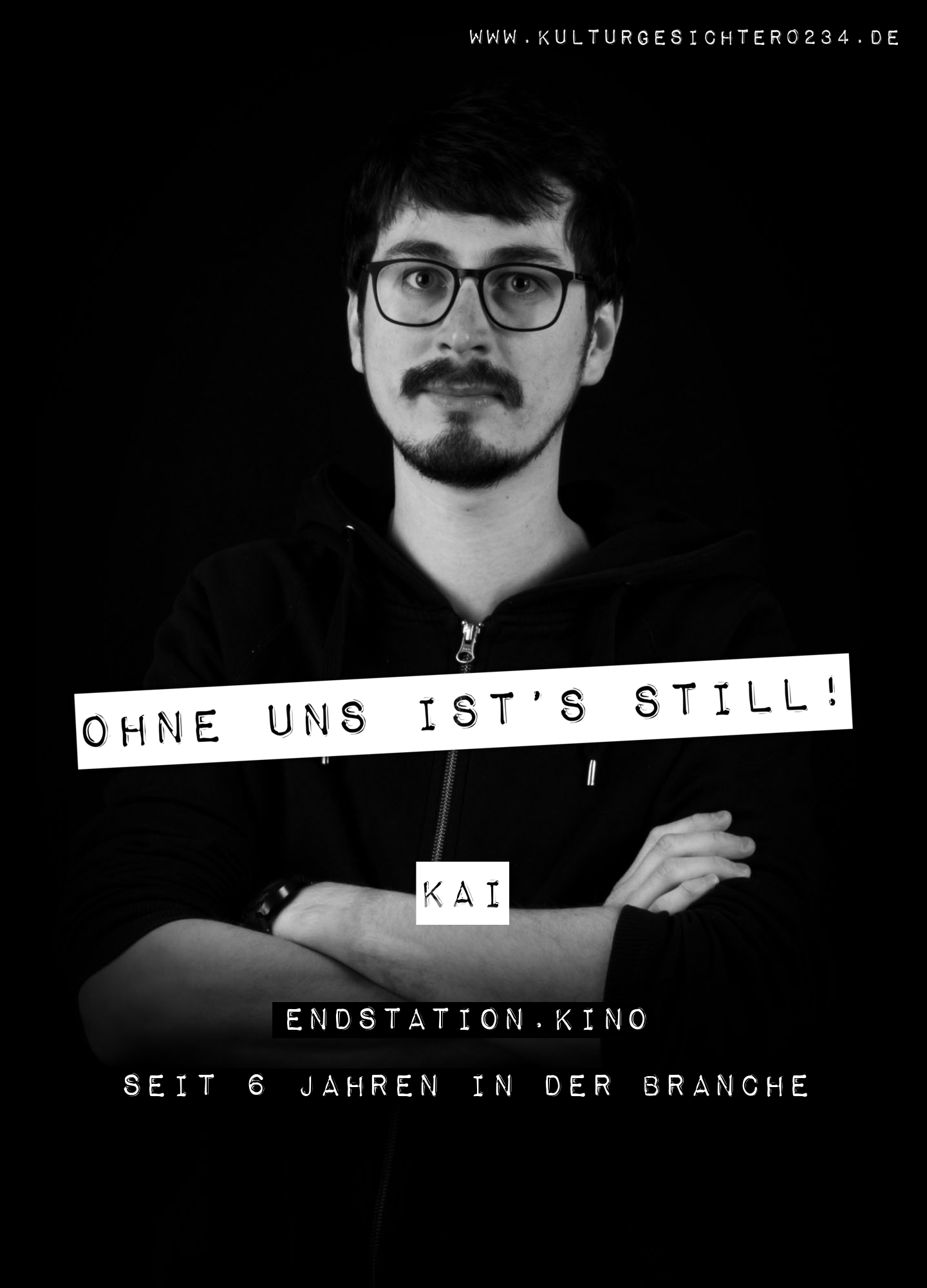 Kai – endstation.kino. Seit 6 Jahren in der Branche.
