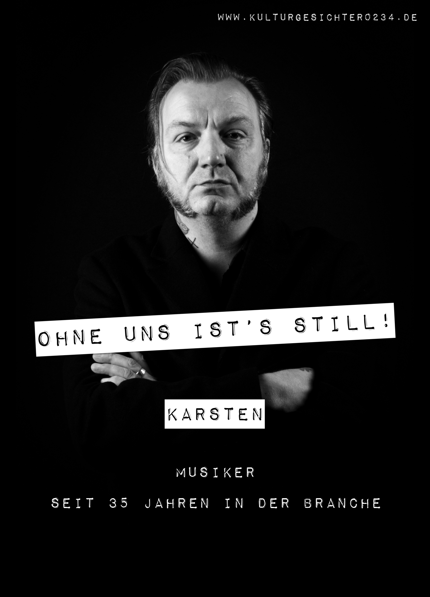 Karsten – Musiker. Seit 35 Jahren in der Branche.