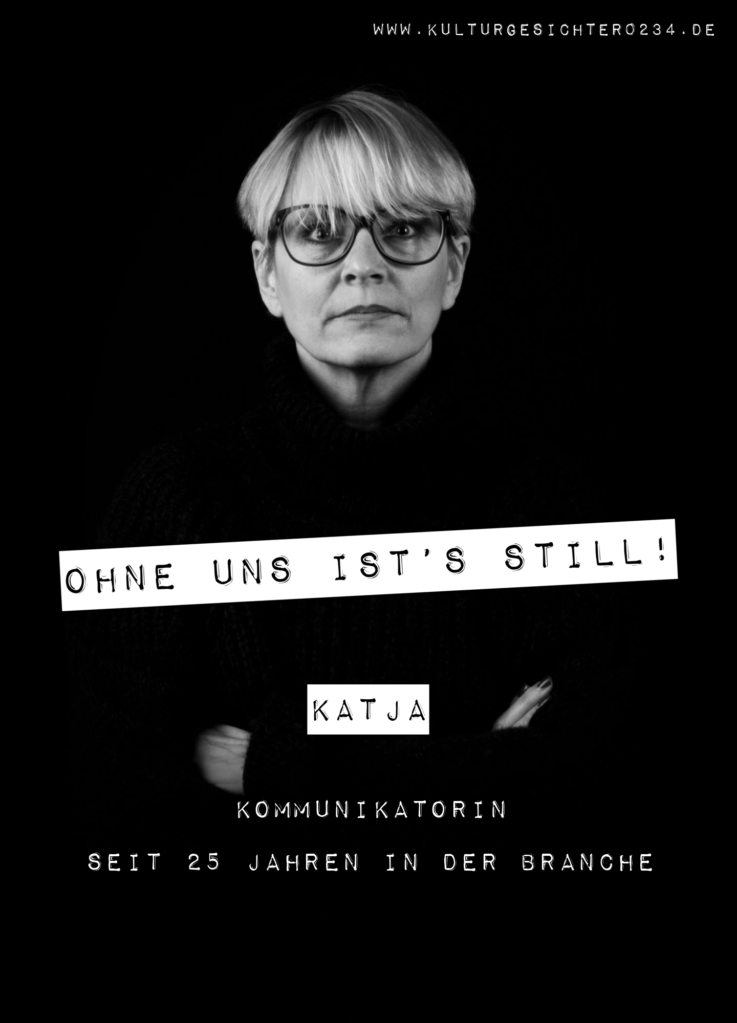 Katja – Kommunikatorin. Seit 25 Jahren in der Branche.