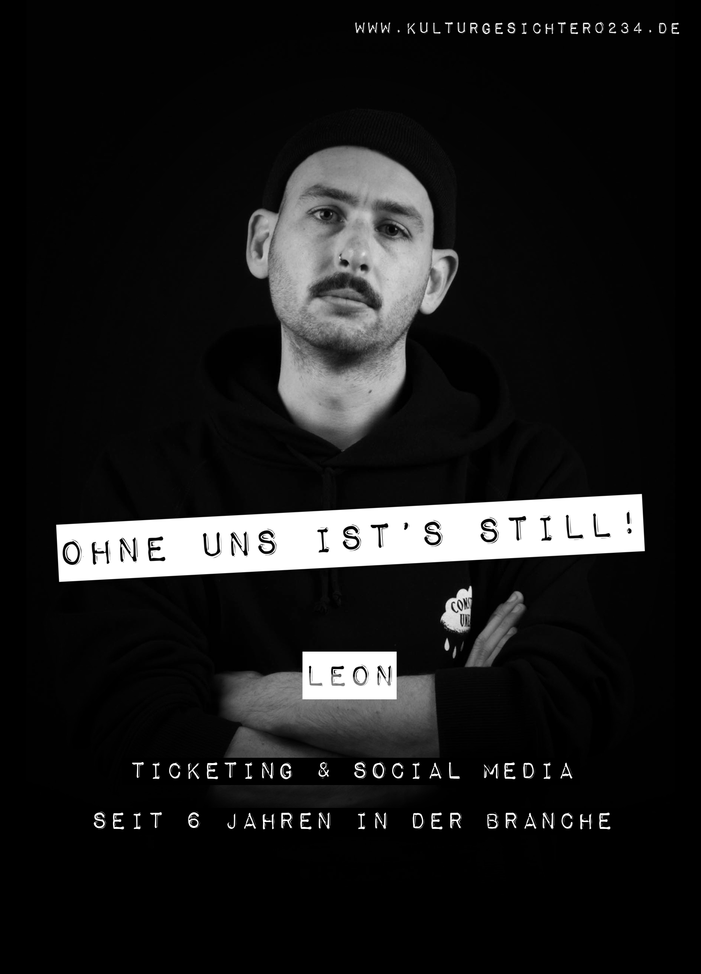 Leon – Ticketing & Social Media. Seit 6 Jahren in der Branche.