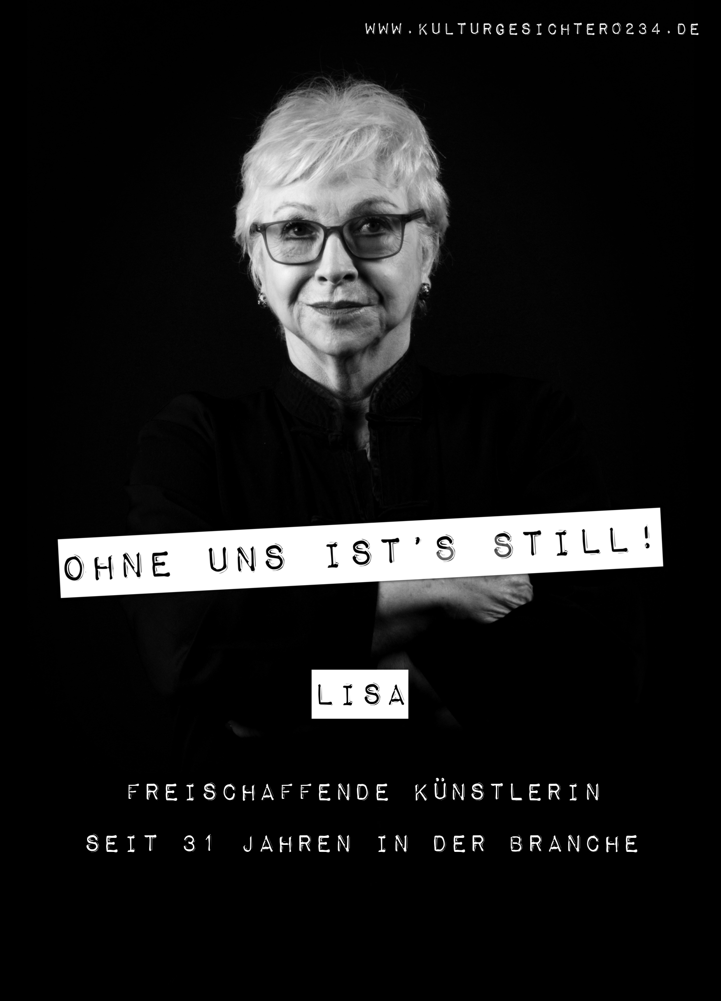 Lisa – Freischaffende Künstlerin. Seit 31 Jahren in der Branche.