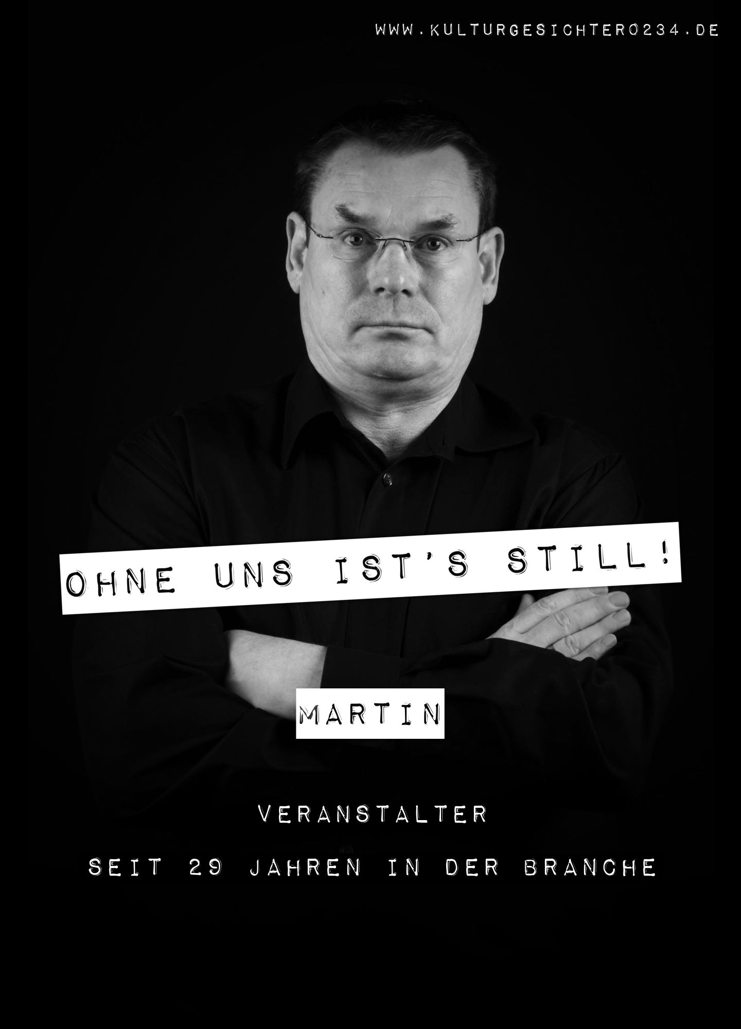 Martin – Veranstalter. Seit 29 Jahren in der Branche.