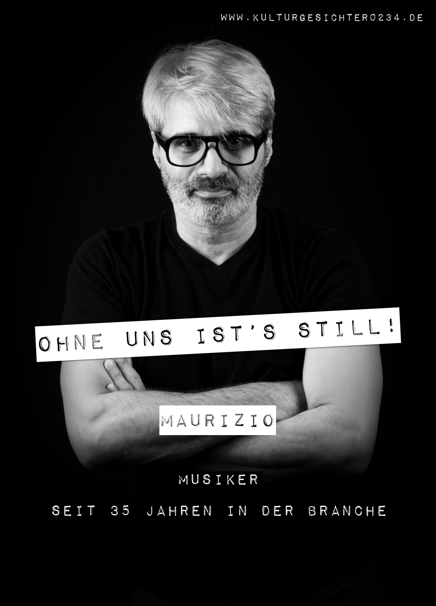 Maurizio – Musiker. Seit 35 Jahren in der Branche.