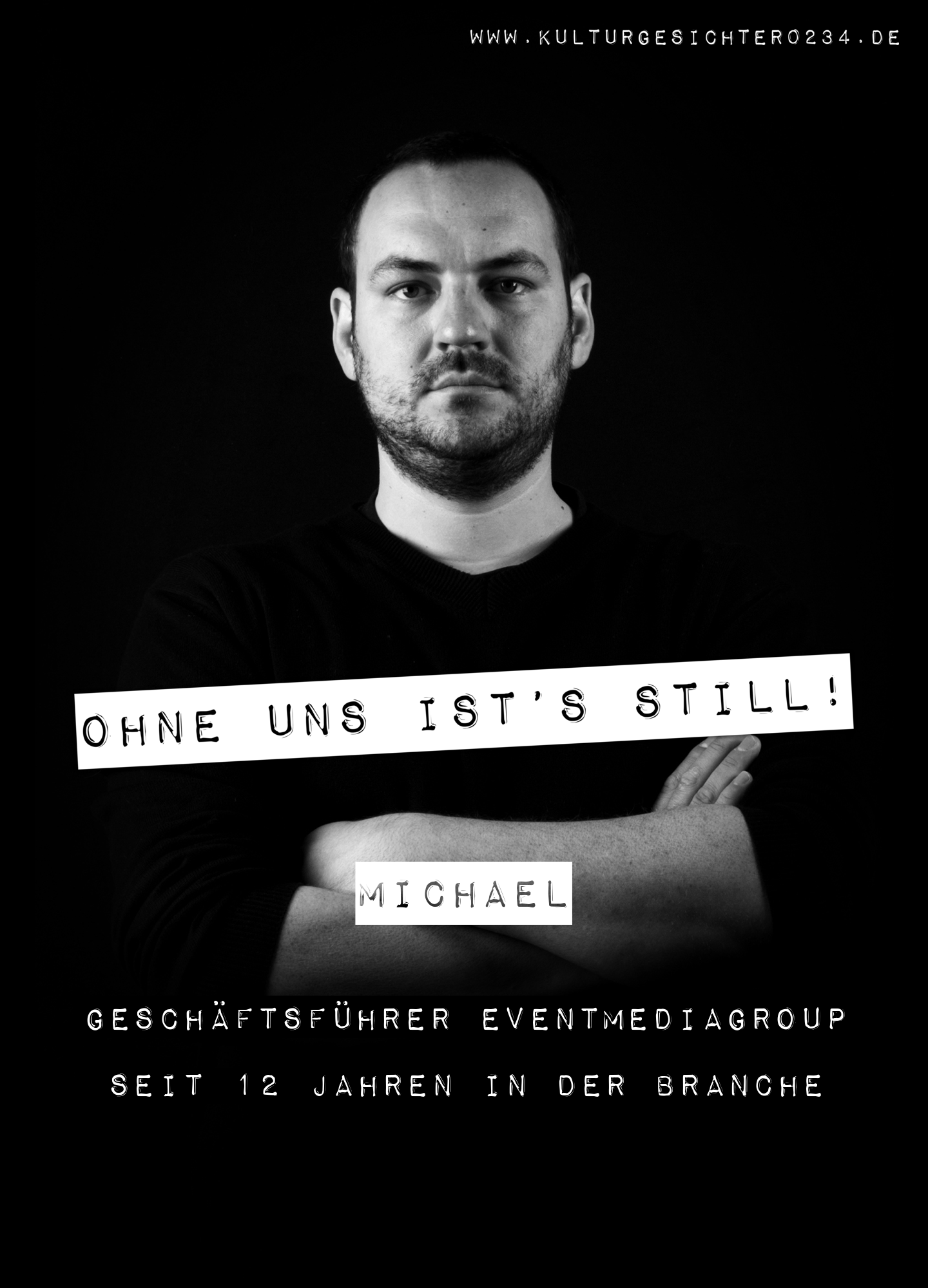Michael – Geschäftsführer eventmediagroup. Seit 12 Jahren in der Branche.