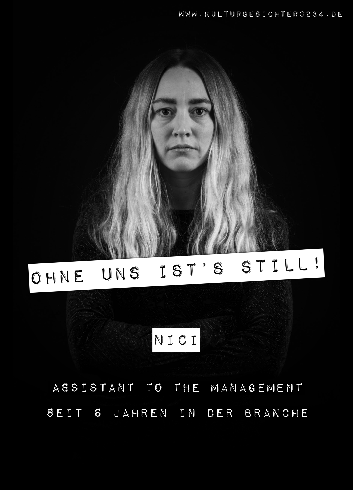 Nici – Assistant to the Management. Seit 6 Jahren in der Branche.