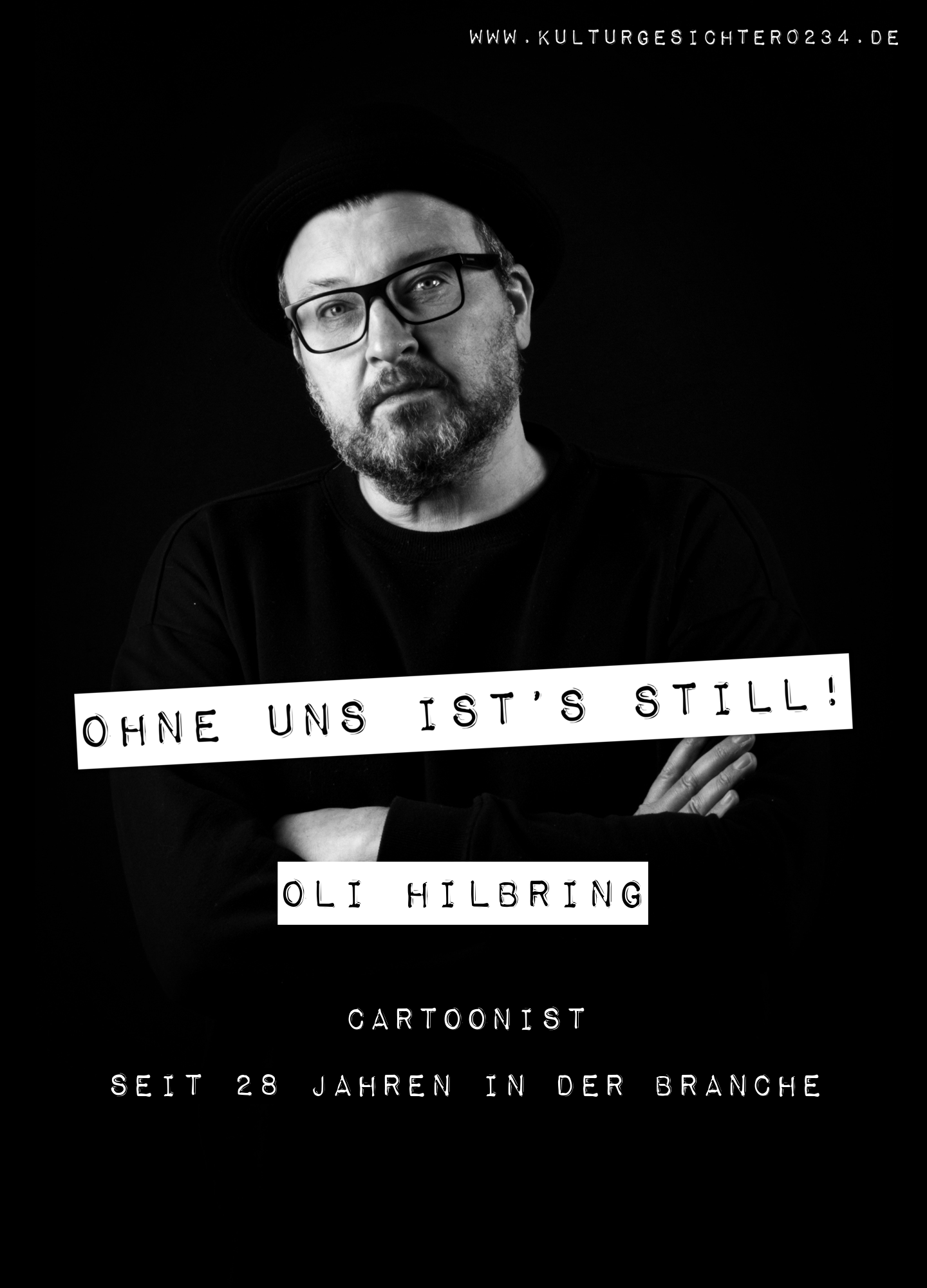 Oli Hilbring – Cartoonist. Seit 28 Jahren in der Branche.