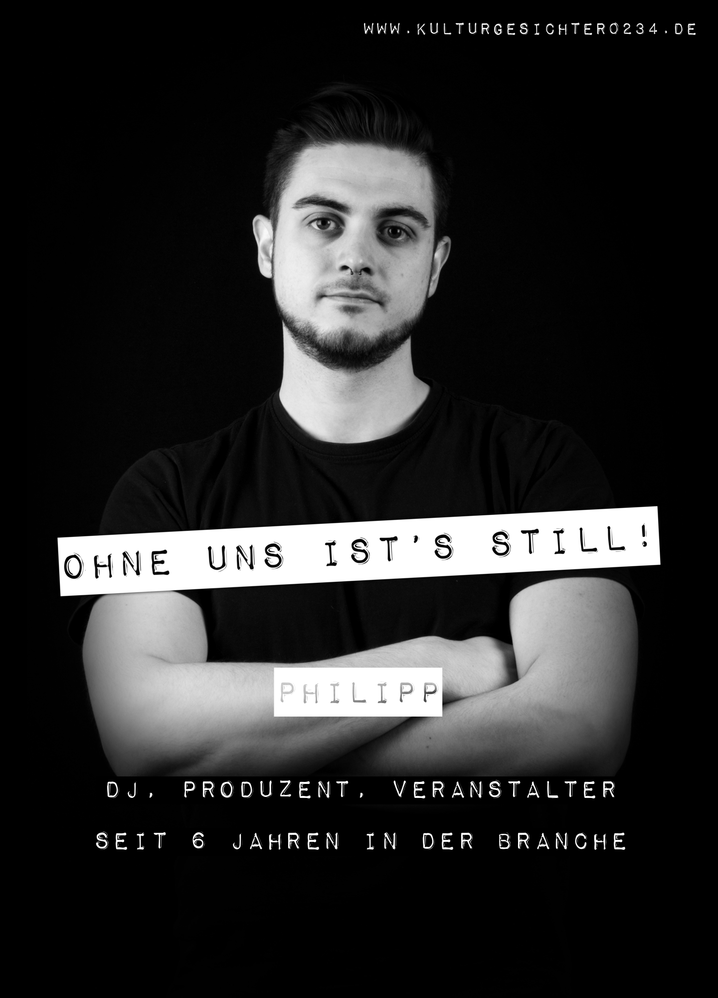 Philipp – DJ, Produzent, Veranstalter. Seit 6 Jahren in der Branche.