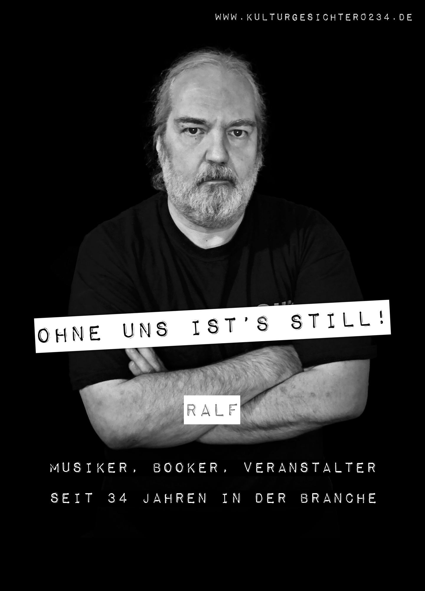 Ralf – Musiker, Booker, Veranstalter. Seit 34 Jahren in der Branche.