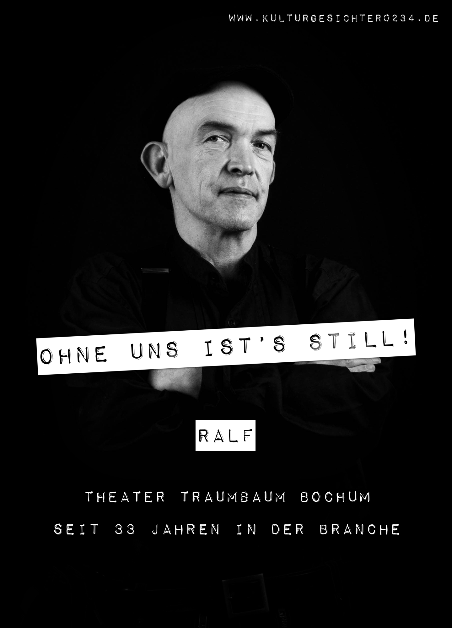 Ralf – Theater Traumbaum Bochum. Seit 33 Jahren in der Branche.