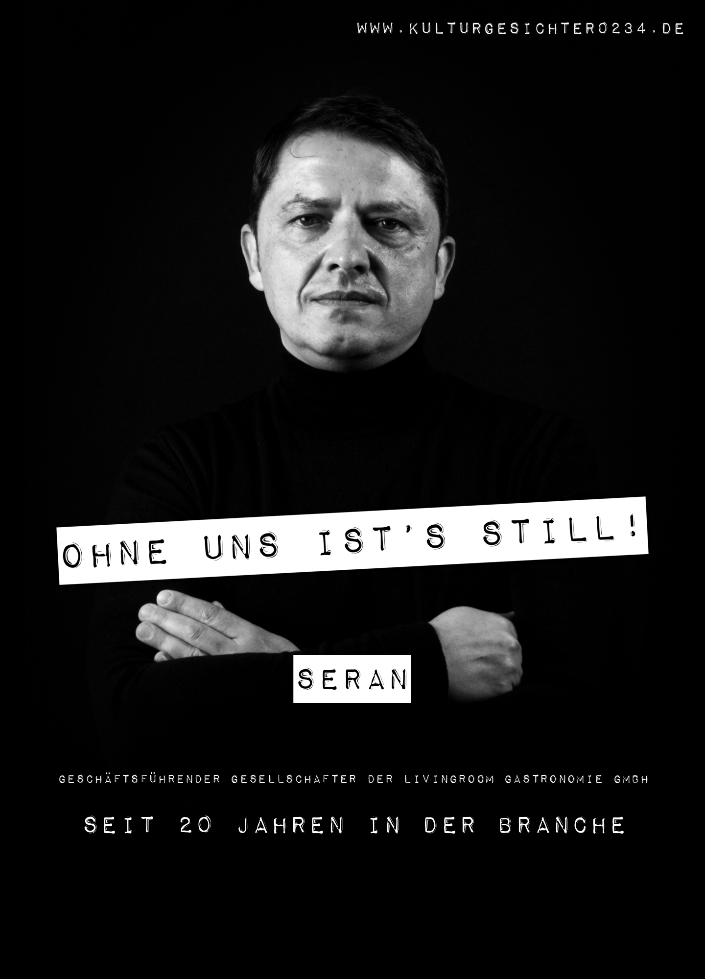 Seran – Geschäftsführender Gesellschafter der Livingroom Gastronomie GmbH. Seit 20 Jahren in der Branche.