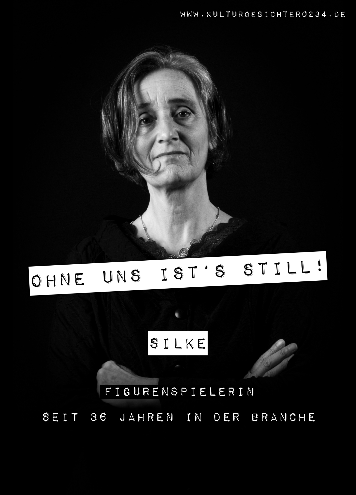 Silke – Figurenspielerin. Seit 36 Jahren in der Branche.