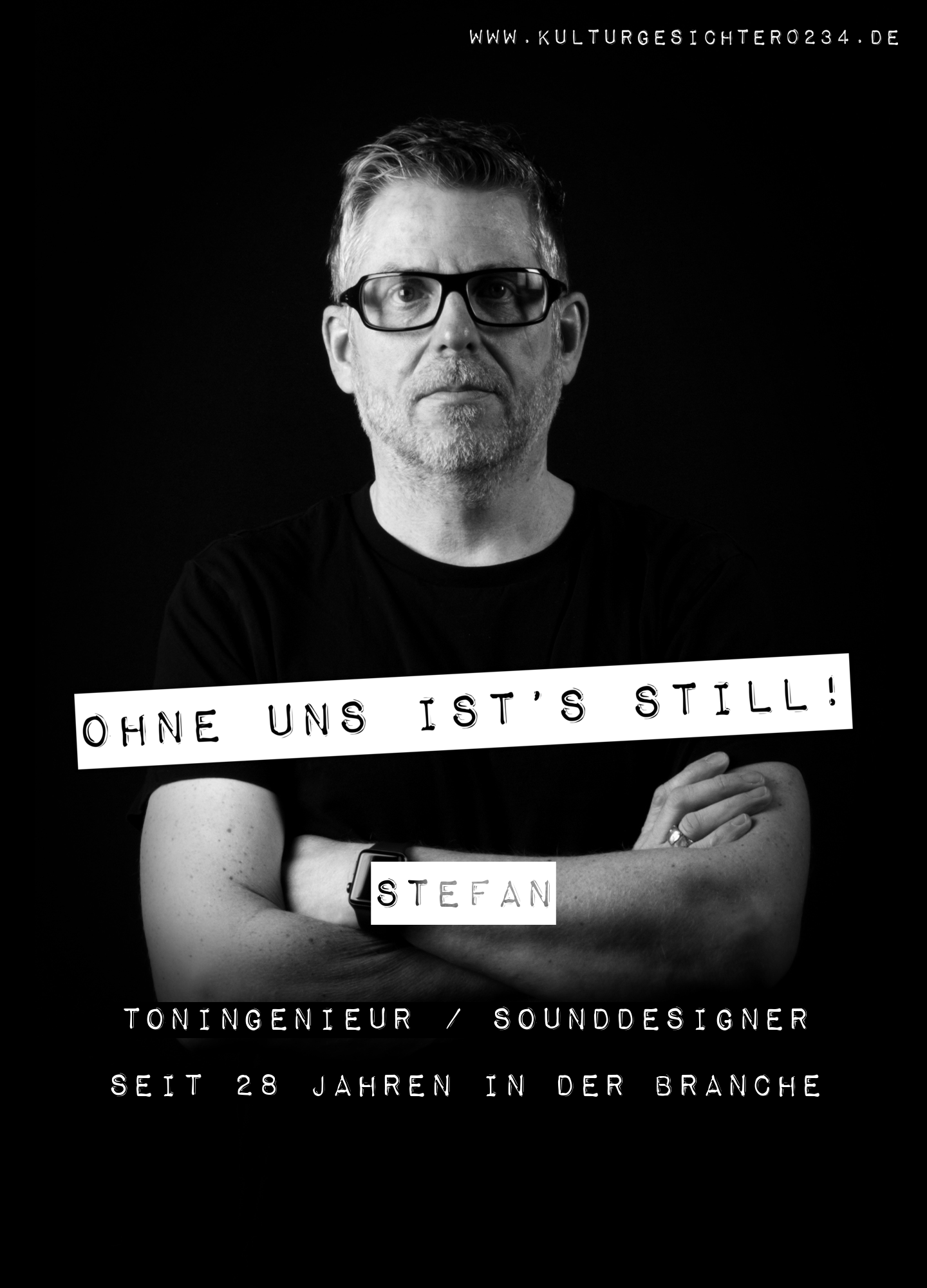 Stefan – Toningenieur / Sounddesigner. Seit 28 Jahren in der Branche.