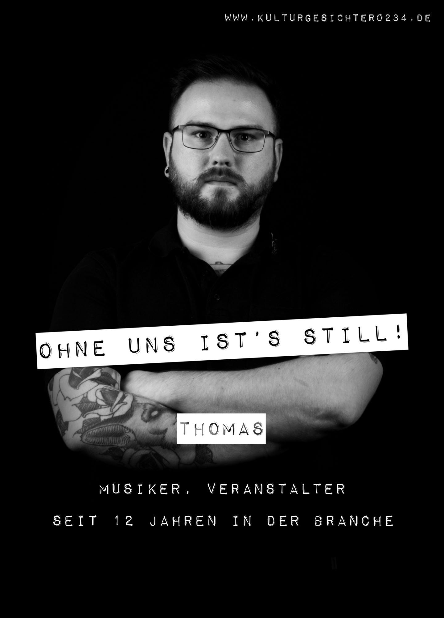 Thomas – Musiker, Veranstalter. Seit 12 Jahren in der Branche.