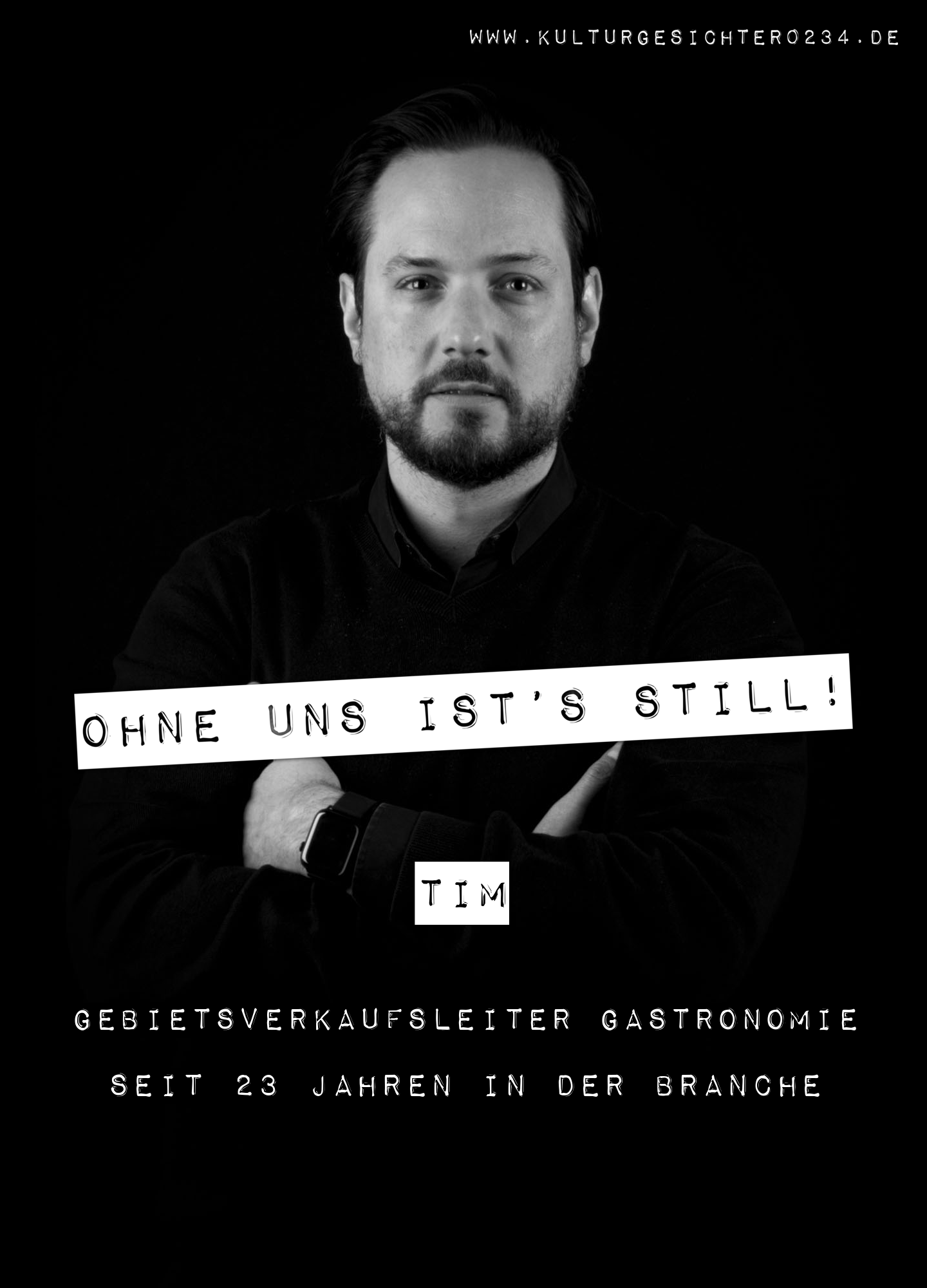 Tim – Gebietsverkaufsleiter Gastronomie. Seit 23 Jahren in der Branche.