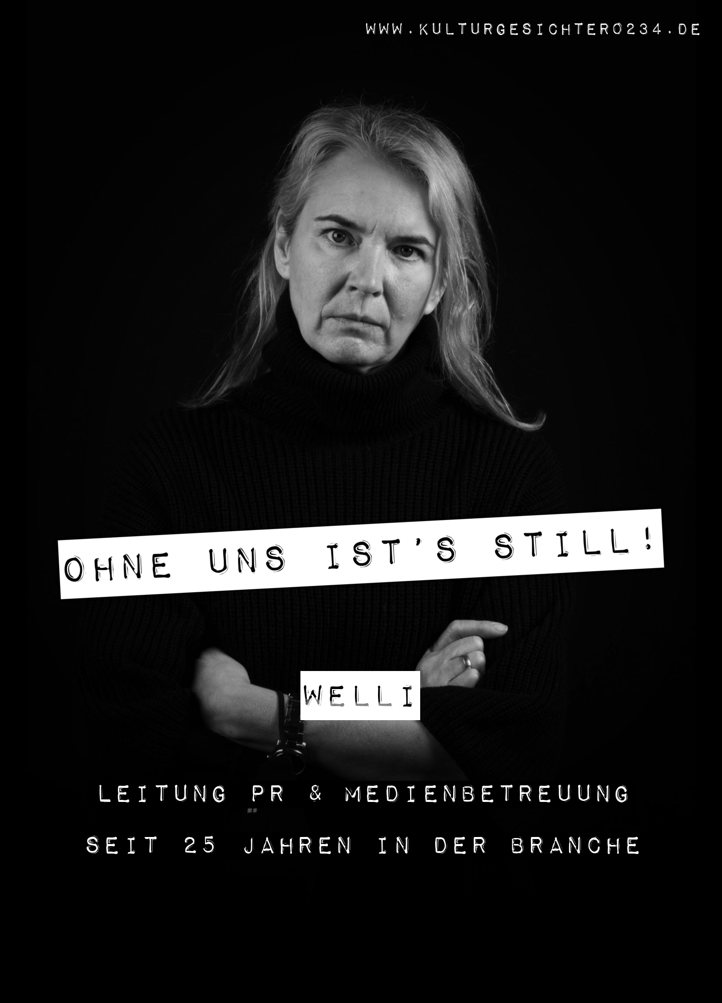 Welli – Leitung PR & Medienbetreuung. Seit 25 Jahren in der Branche.