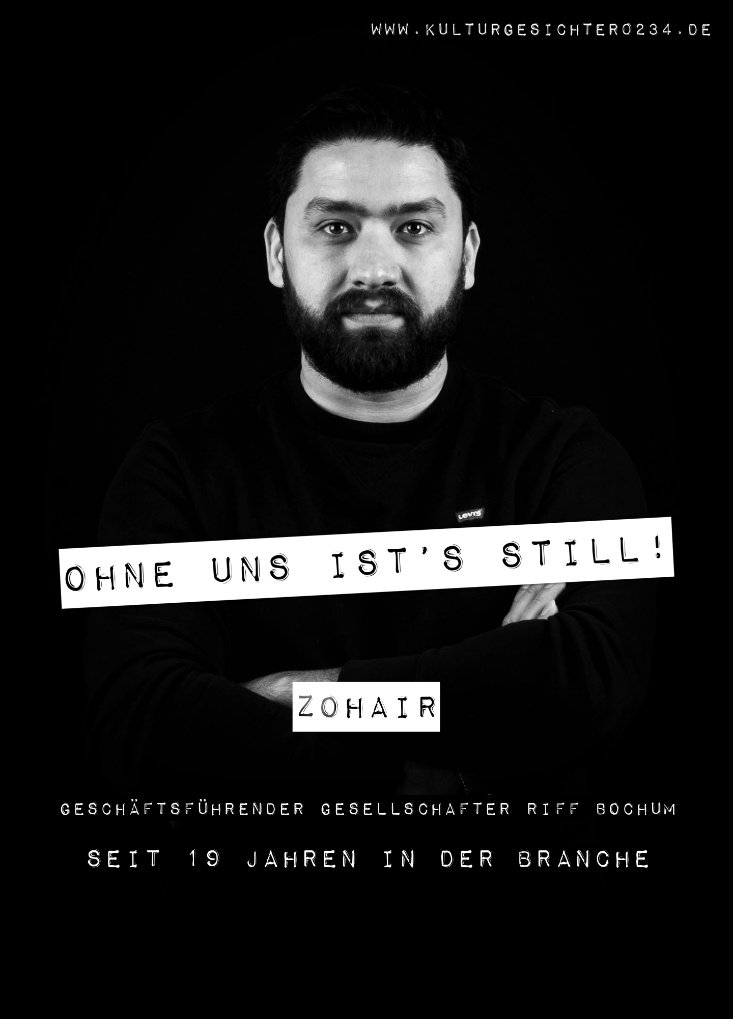 Zohair – Geschäftsführender Gesellschafter Riff Bochum. Seit 19 Jahren in der Branche.
